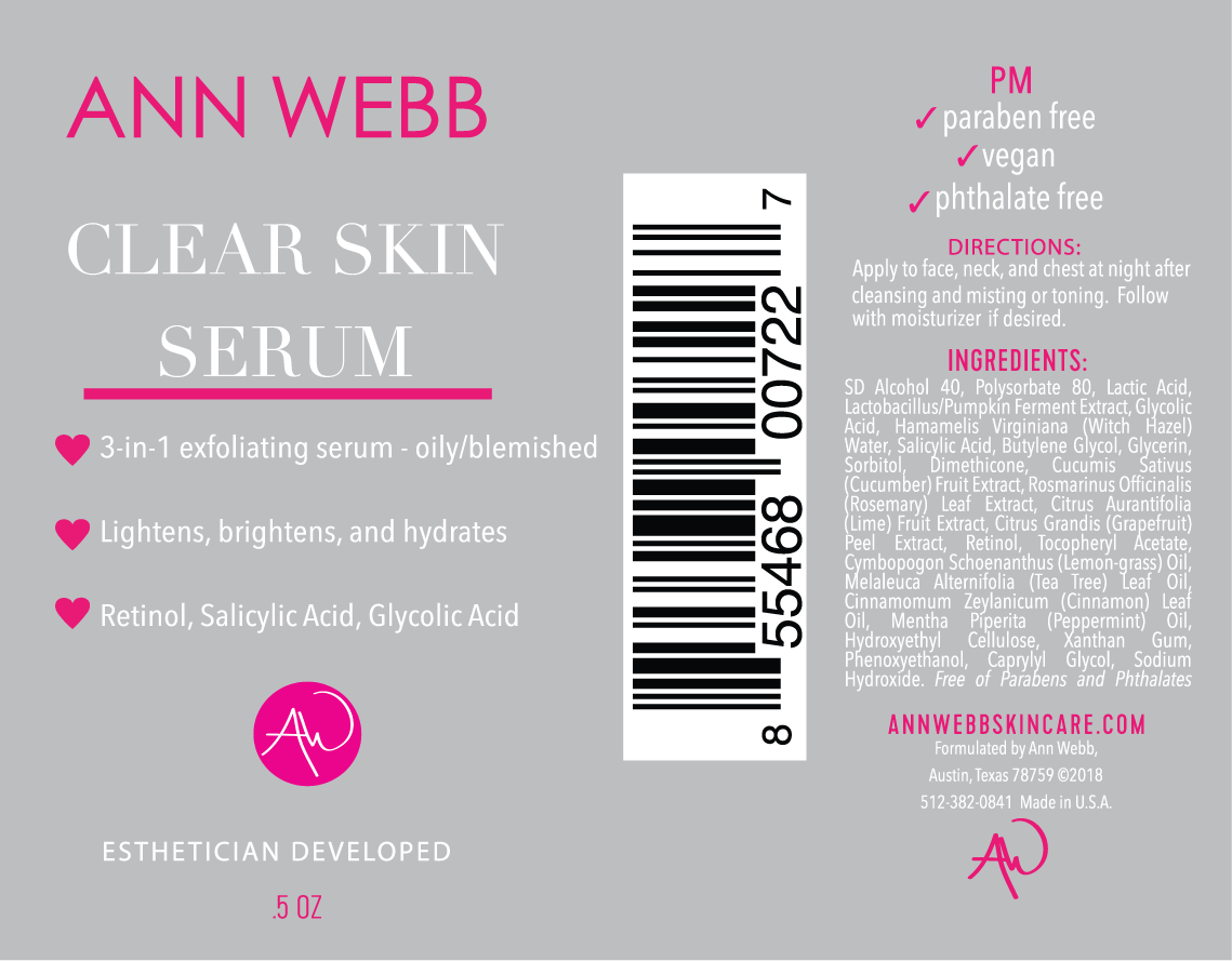 ANN WEBB Clear Skin Serum