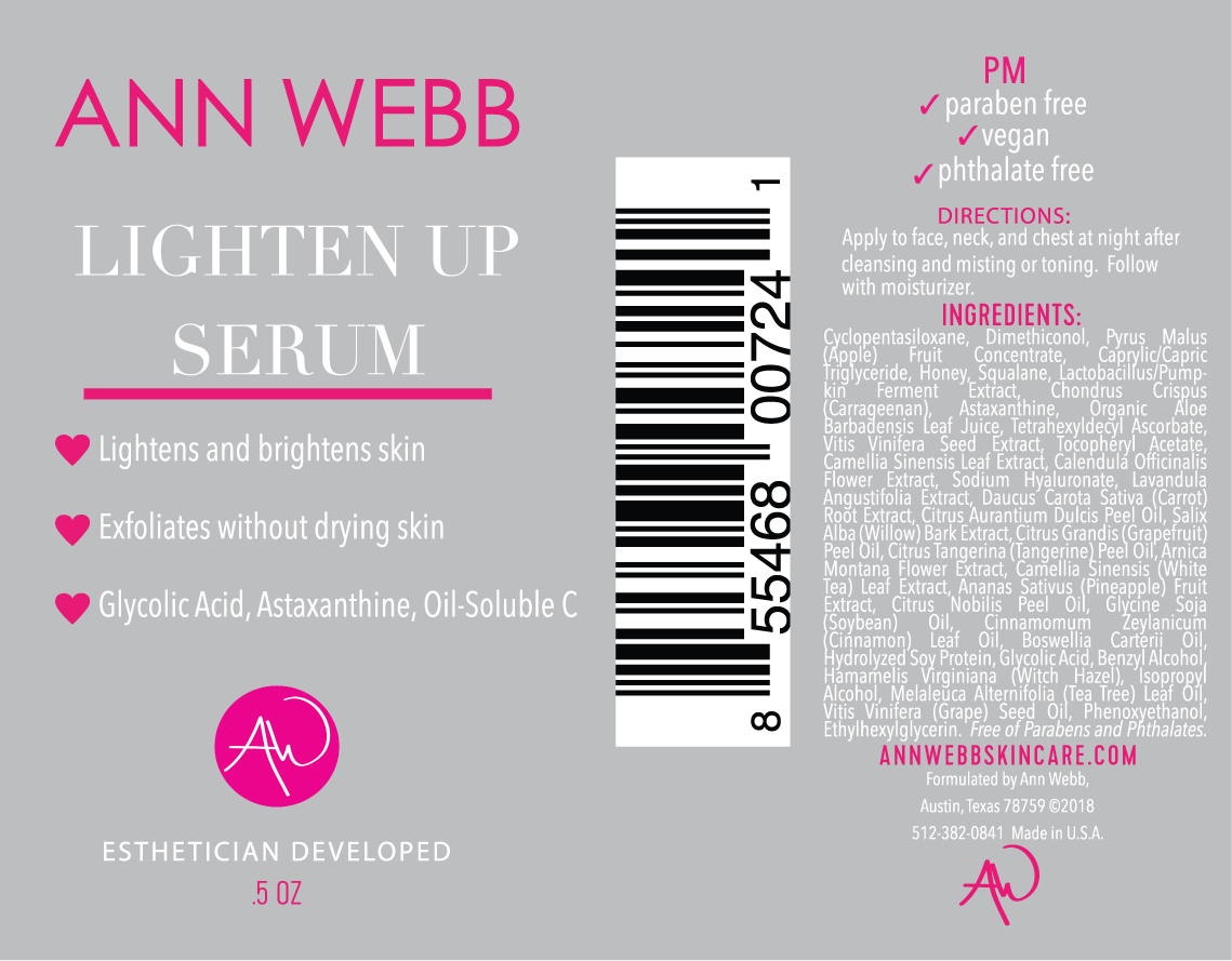 ANN WEBB Lighten Up Serum