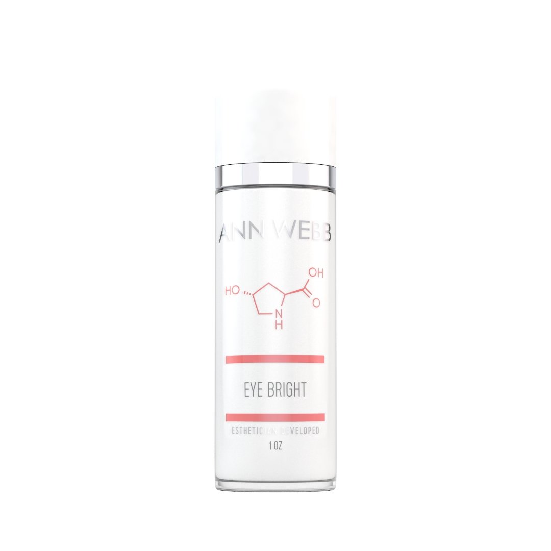 ANN WEBB Skin Products Eye Bright Cream a firming & hydrating cream w/ mica powder to give eyes a glow! Made in USA America