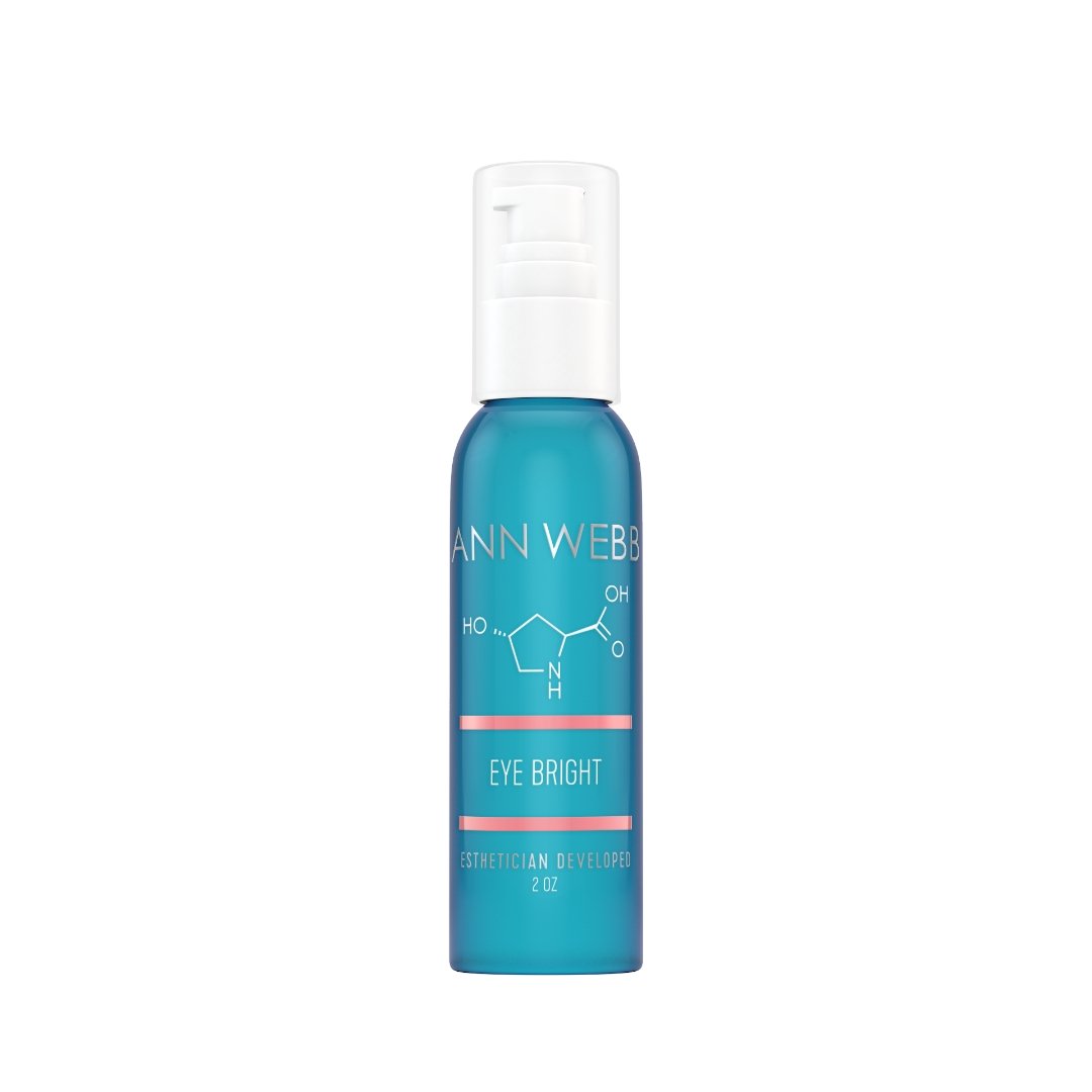 ANN WEBB Skin Products Eye Bright Cream a firming & hydrating cream w/ mica powder to give eyes a glow! Made in USA America