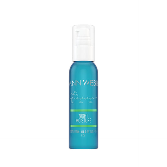 ANN WEBB Night Moisture: Night Anti-Aging, Thick Night Cream with effective form of retinol.  Made in America
