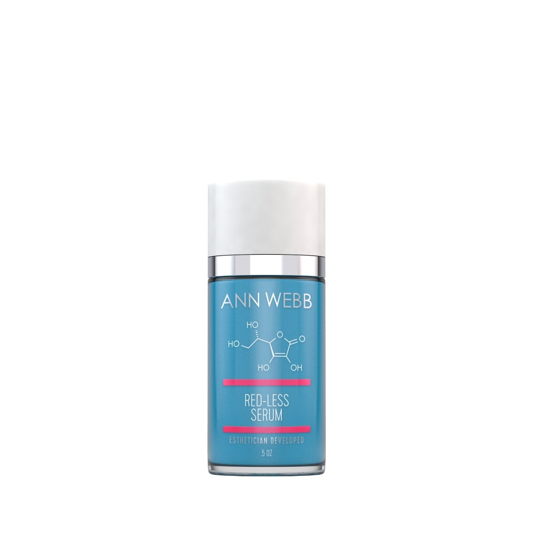ANN WEBB Redless Relief Serum: Anti-aging serum fights rosacea, hydrates & boosts collagen. Made in America.