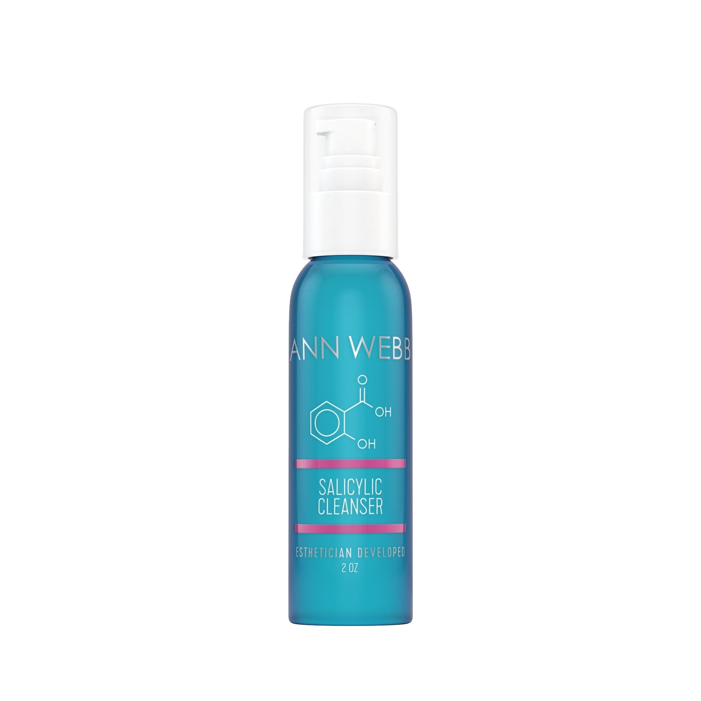 ANN WEBB Skin Face Products Salicylic Cleanser helps loosen dead skin cells and eliminate bacteria. Made in America