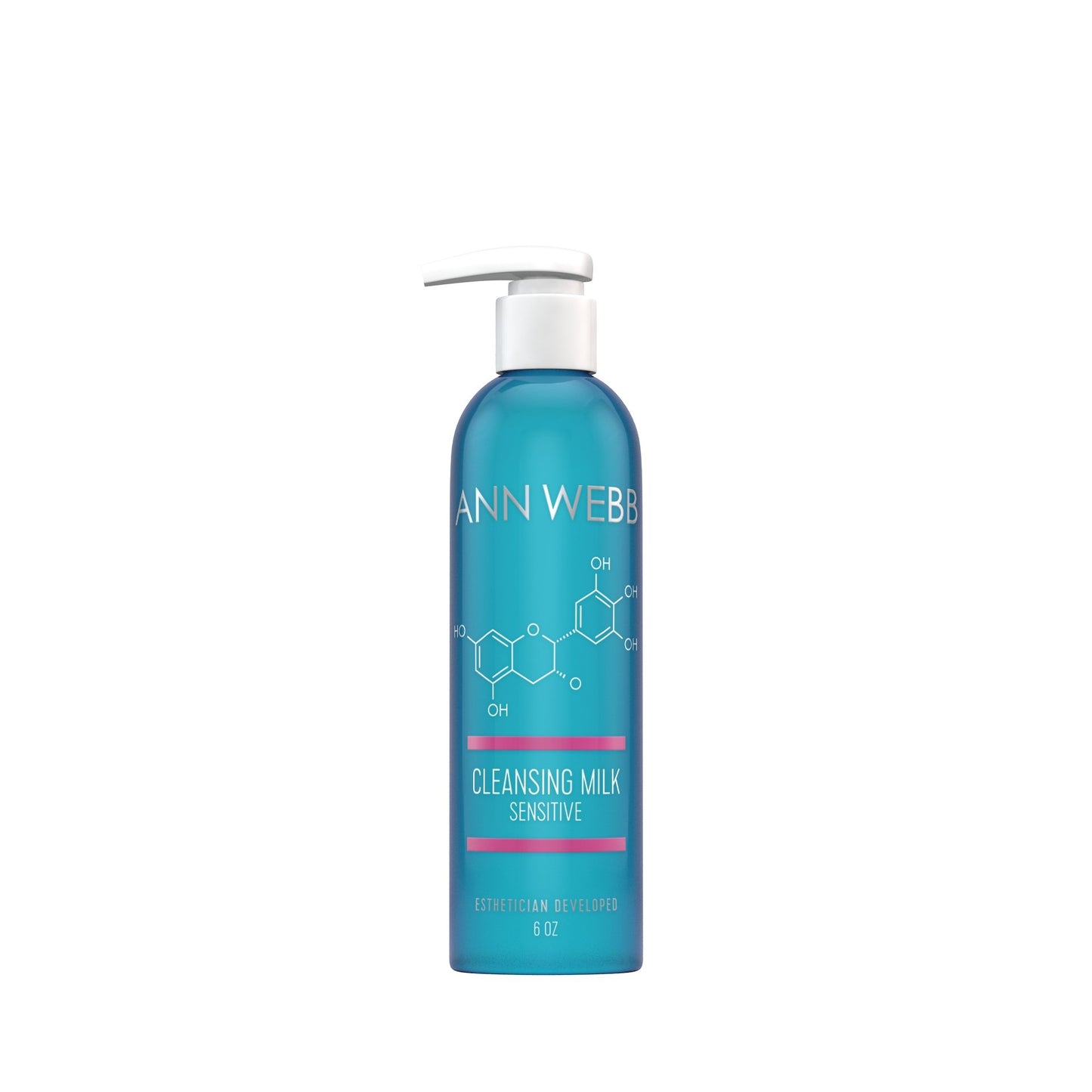 ANN WEBB Sensitive Cleansing Milk: Gentle Milky Cleanser that Nourishes and Rejuvenates skin. Made in America.