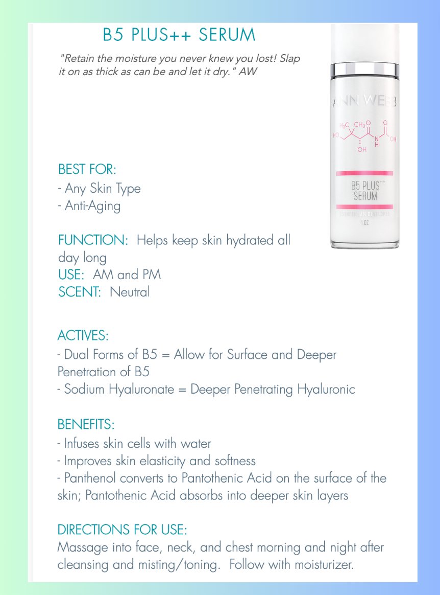 💧ANN WEBB Skin Care B5 Serum - Ann Webb Skin Care - Webb Skin