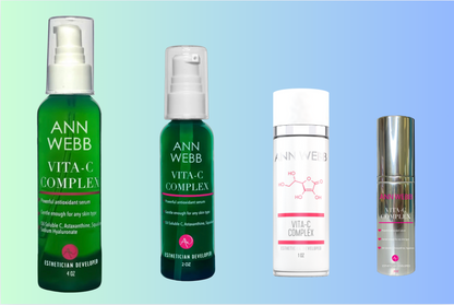 Ann Webb Vitamin C Serum all sizes - 0.5oz, 1oz, 2oz options