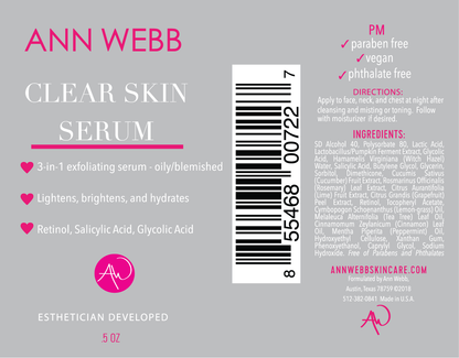 ANN WEBB Clear Skin Serum