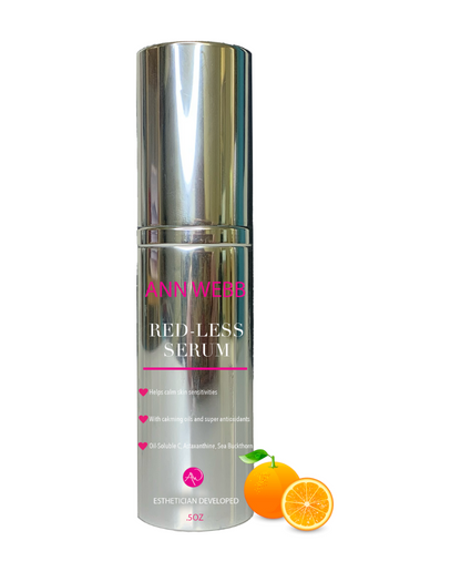 ANN WEBB Redless Relief Serum - anti-rosacea treatment with collagen boosting properties - Made in America