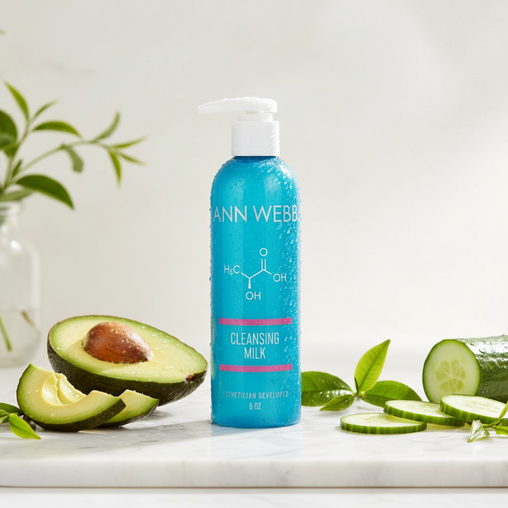 ANN WEBB Cleansing Milk Marketing Photo