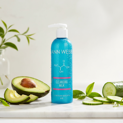 ANN WEBB Cleansing Milk Marketing Photo