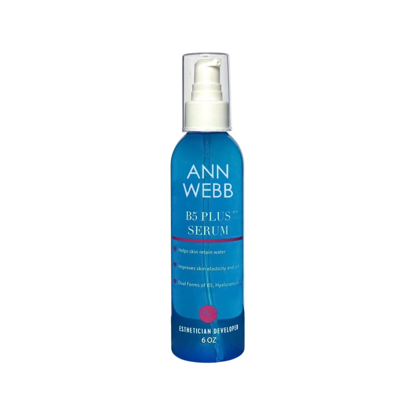 💧ANN WEBB Skin Care for Face B5 Serum - Webb Skin w/ Hyaluronic Acid visibly softens fine lines, moisturizes & plumps skin.