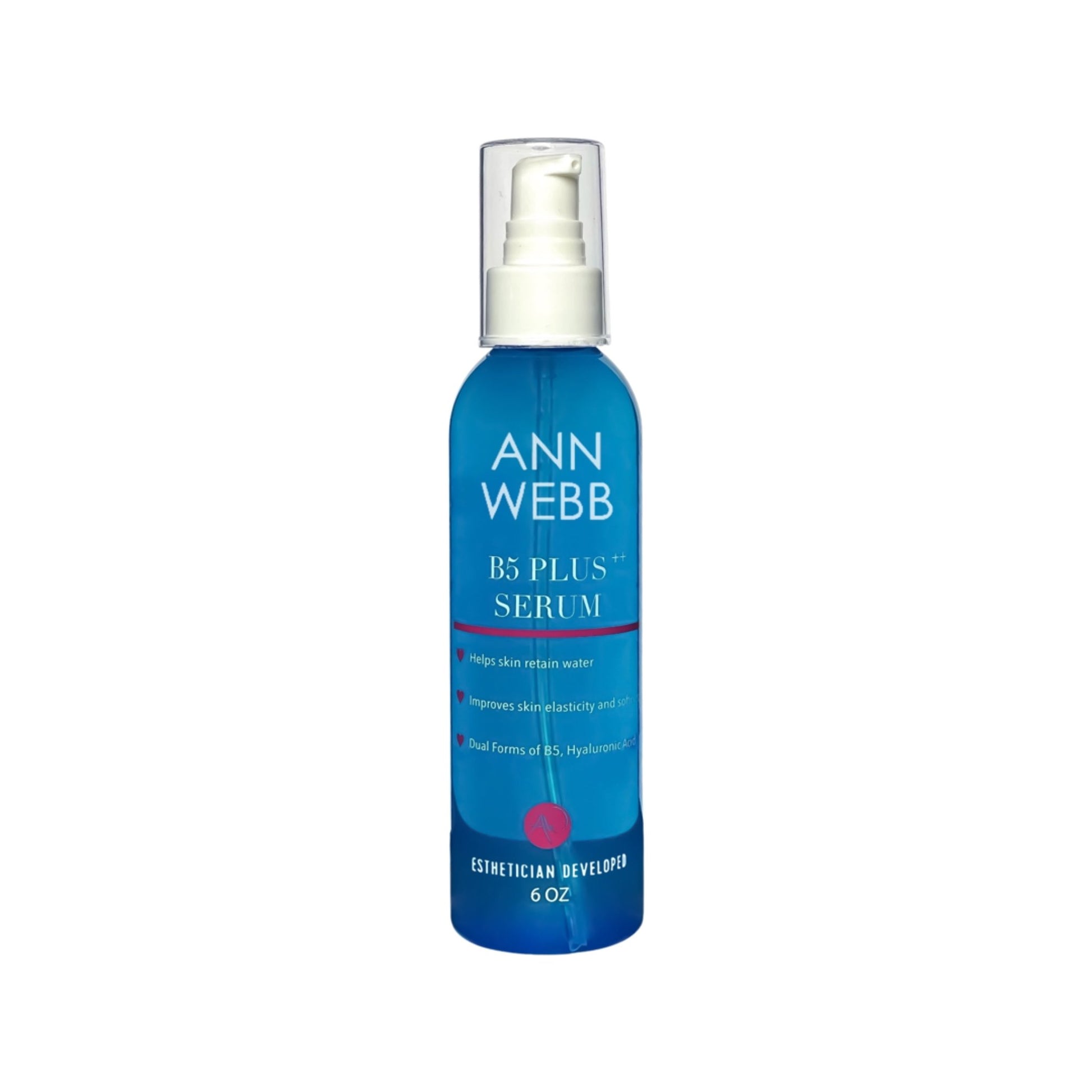 💧ANN WEBB Skin Care for Face B5 Serum - Webb Skin w/ Hyaluronic Acid visibly softens fine lines, moisturizes & plumps skin.