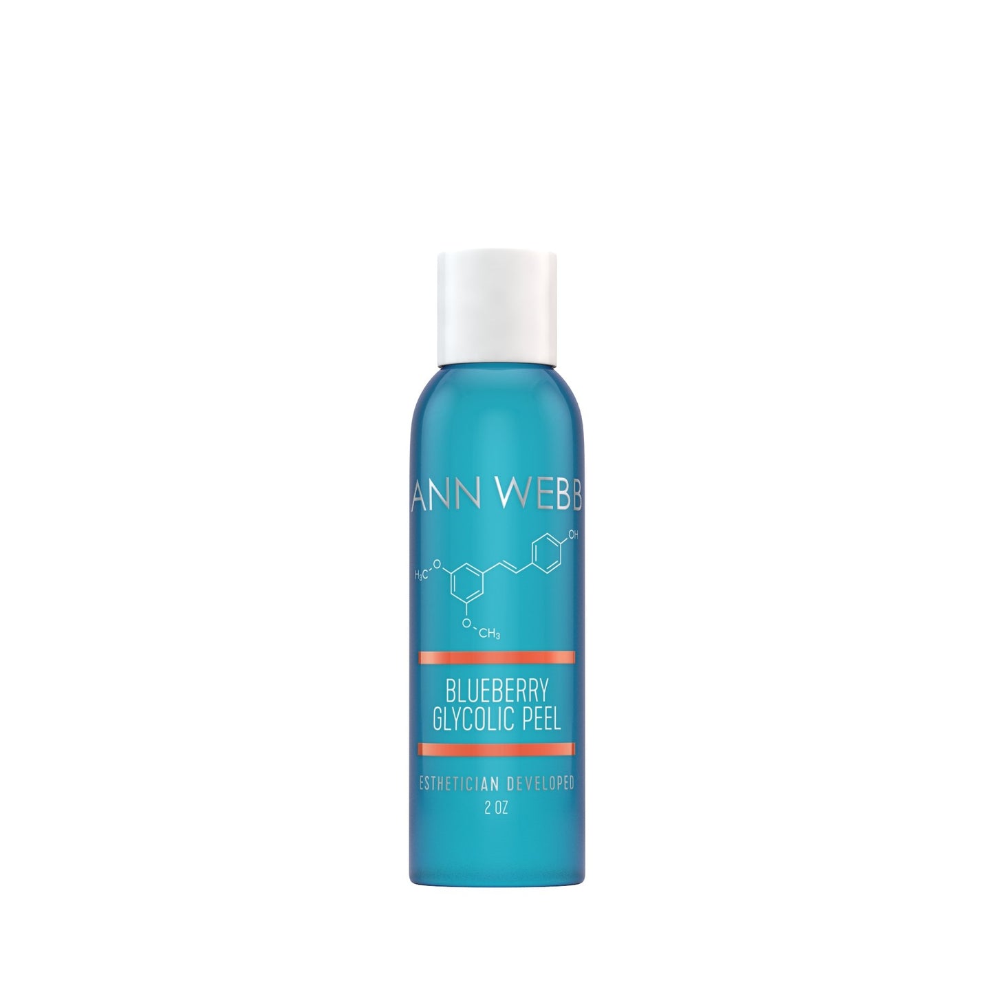 ANN WEBB Skin Care for Face Blueberry Gylcolic Peel is a  Stronger peel with fruit and physical exfoliators Made in America