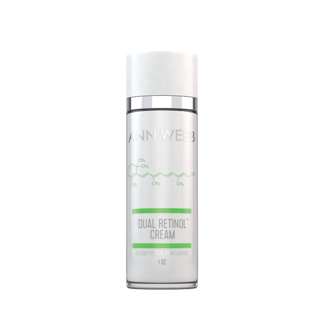ANN WEBB Dual Retinol Cream - Powerful anti-aging and brightening cream. Made in America