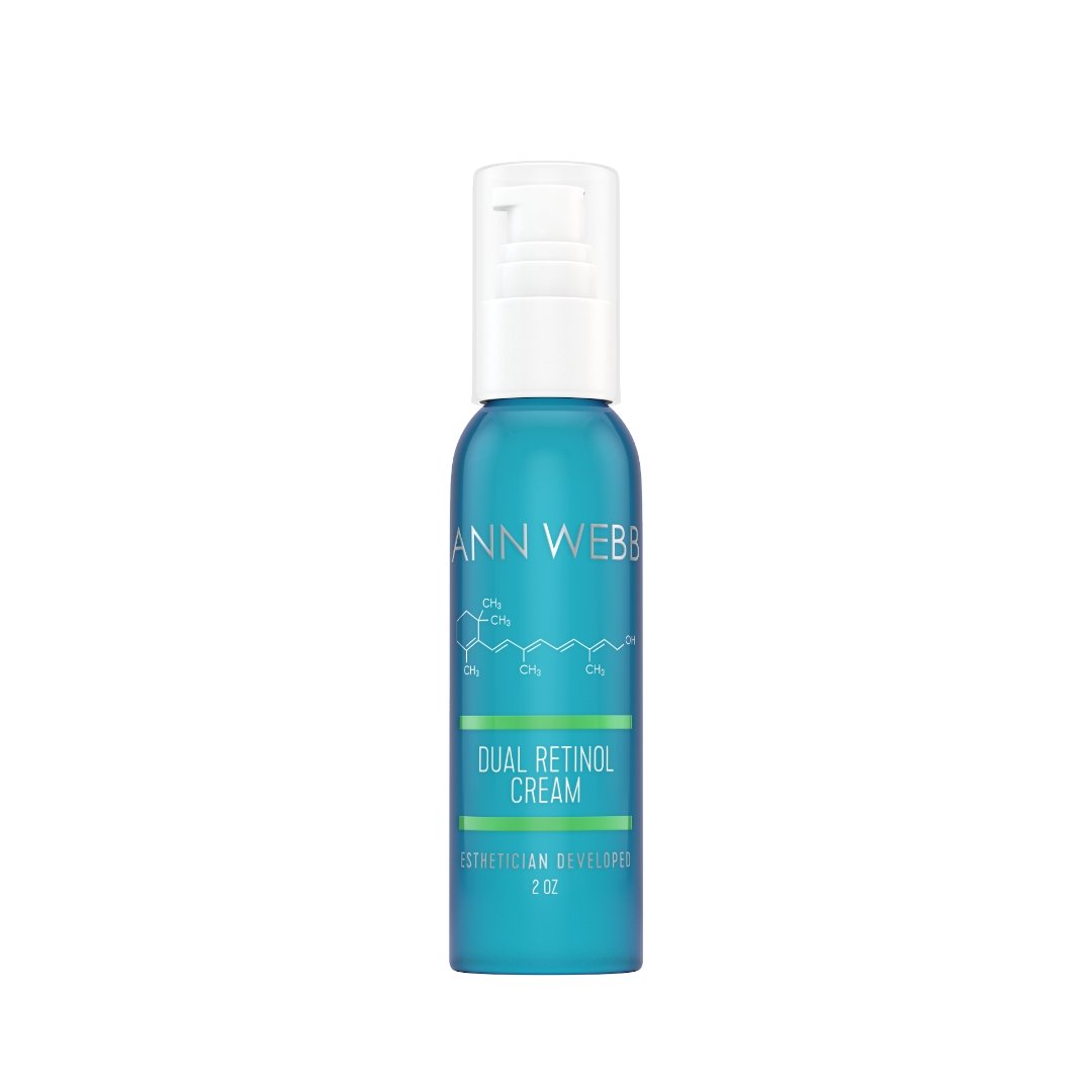 ANN WEBB Dual Retinol Cream - Powerful anti-aging and brightening cream. Made in America