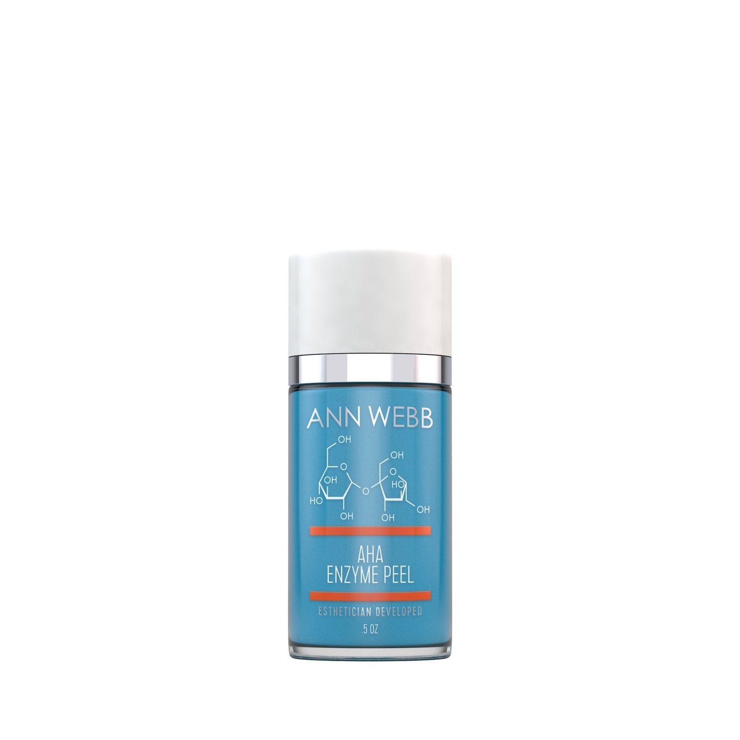 ANN WEBB Skin Products ENZYME AHA PEEL: Gentle Fruit Enzyme Peel to Brighten Complexion & Exfoliate Skin Made in USA