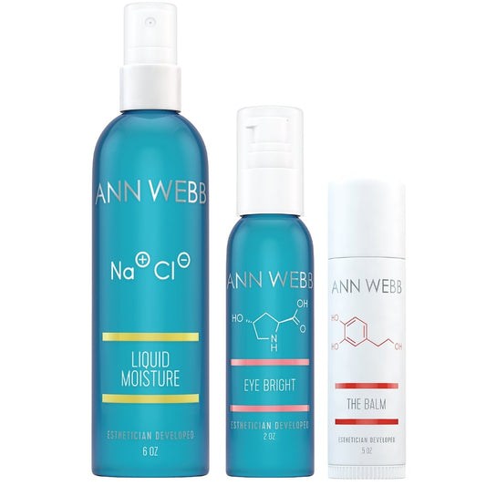 ANN WEBB KISS & TELL KIT Get glowing skin and kissable lips that you'll want to tell everyone about  MADE IN AMERICA.