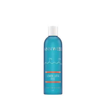 ANN WEBB Lemon Luffa Peel Gentle, brightening peel with fruit enzyme and physical exfoliators.  Made in America