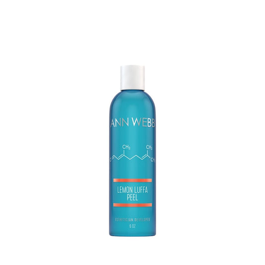 ANN WEBB Lemon Luffa Peel Gentle, brightening peel with fruit enzyme and physical exfoliators.  Made in America