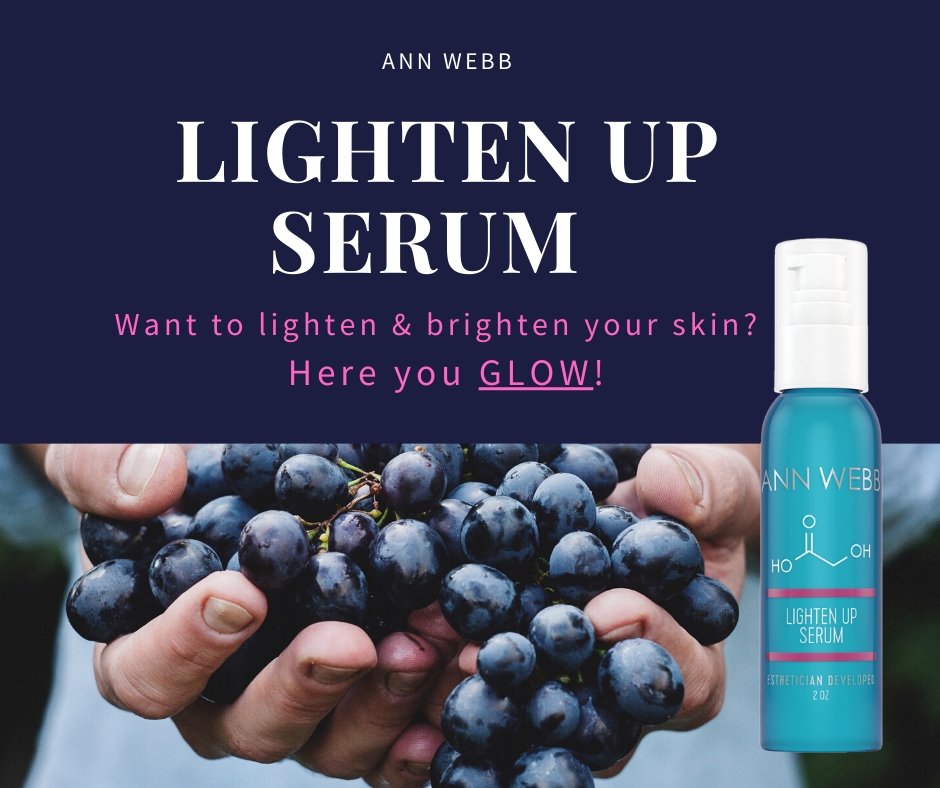 ANN WEBB Lighten Up Serum lighten & brighten your skin Made in America