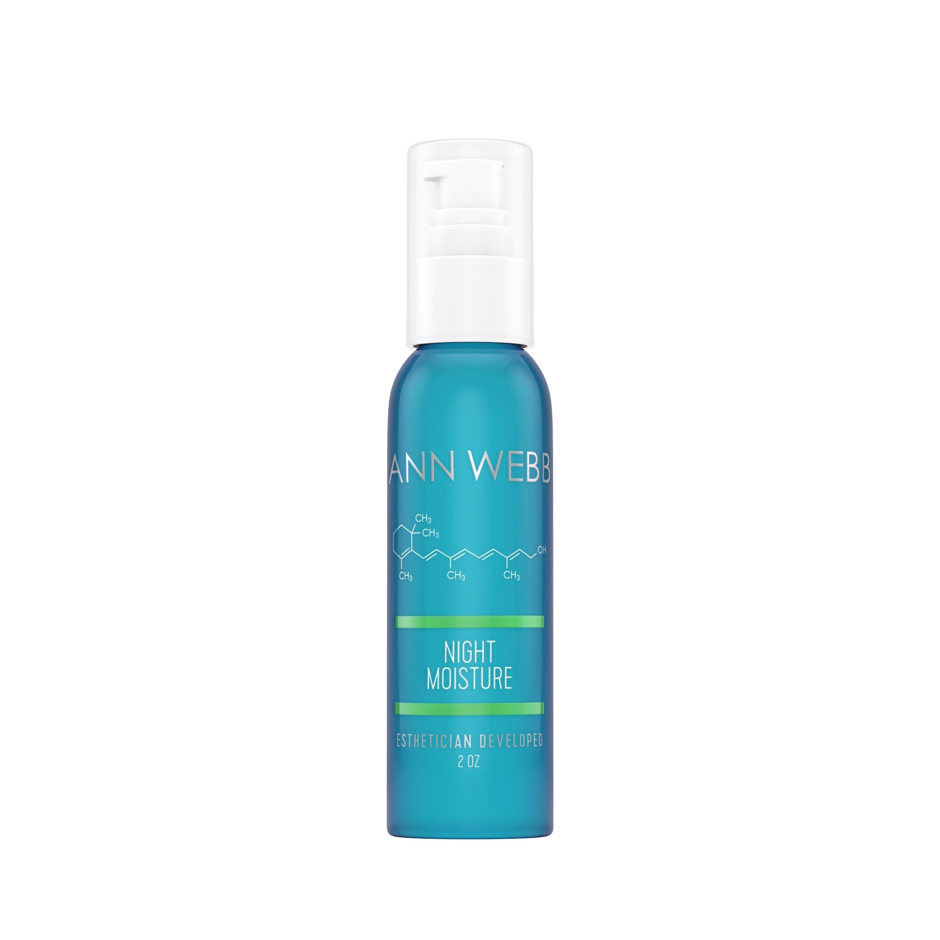 ANN WEBB Night Moisture: Night Anti-Aging, Thick Night Cream with effective form of retinol.  Made in America