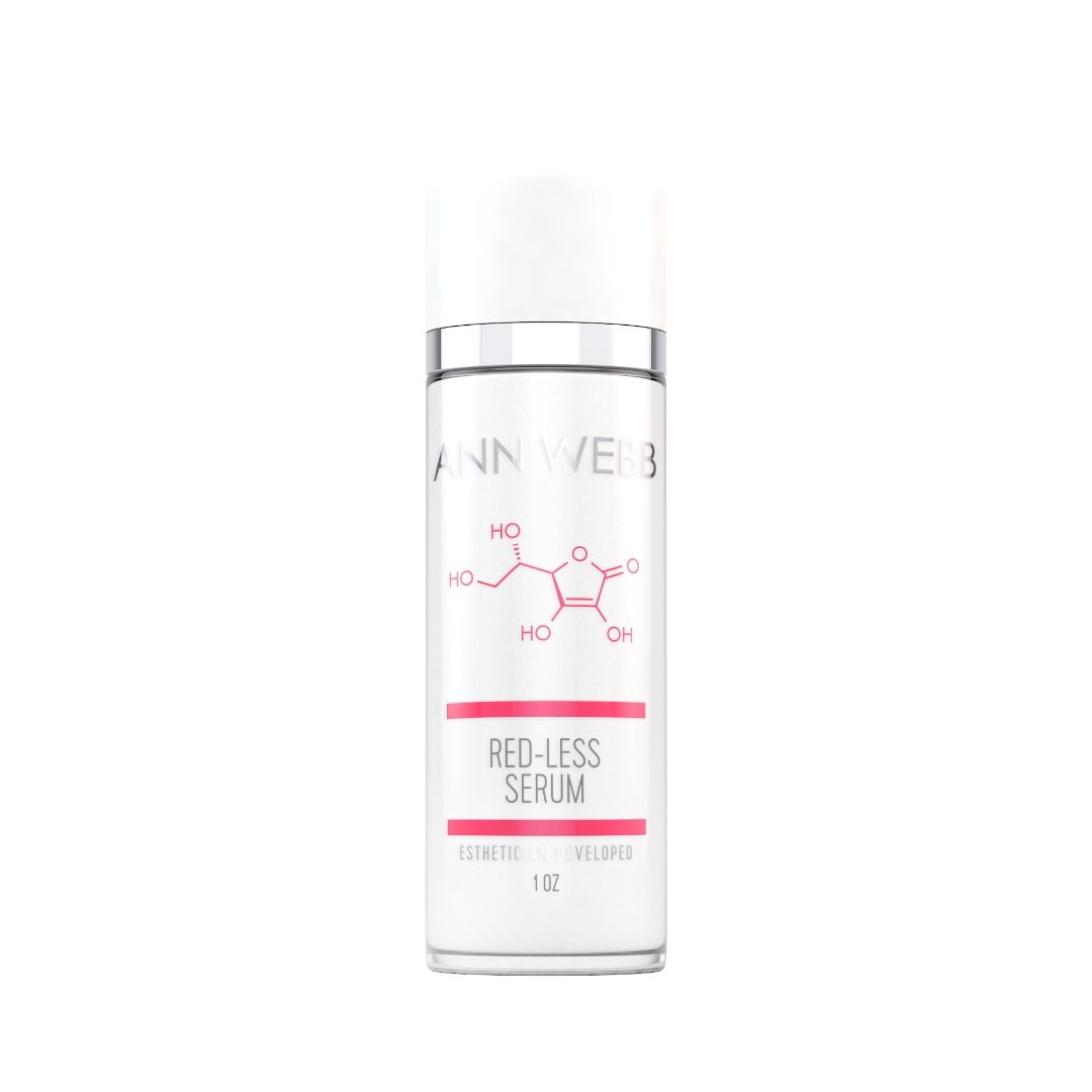 ANN WEBB Redless Relief Serum: Anti-aging serum fights rosacea, hydrates & boosts collagen.  Made in America.