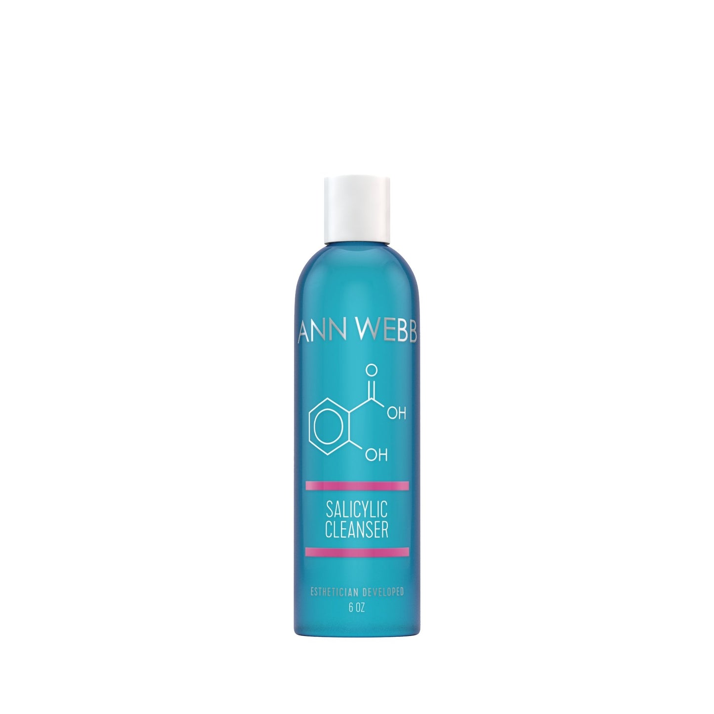ANN WEBB Skin Face Products Salicylic Cleanser helps loosen dead skin cells and eliminate bacteria.  Made in America