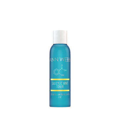ANN WEBB Skin Products Salicylic Mint Toner: Removes dead skin, & minimize pores Powerful toner.  Made in America