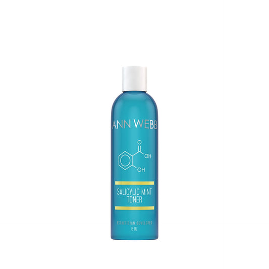 ANN WEBB Skin Products Salicylic Mint Toner: Removes dead skin, & minimize pores Powerful toner.  Made in America