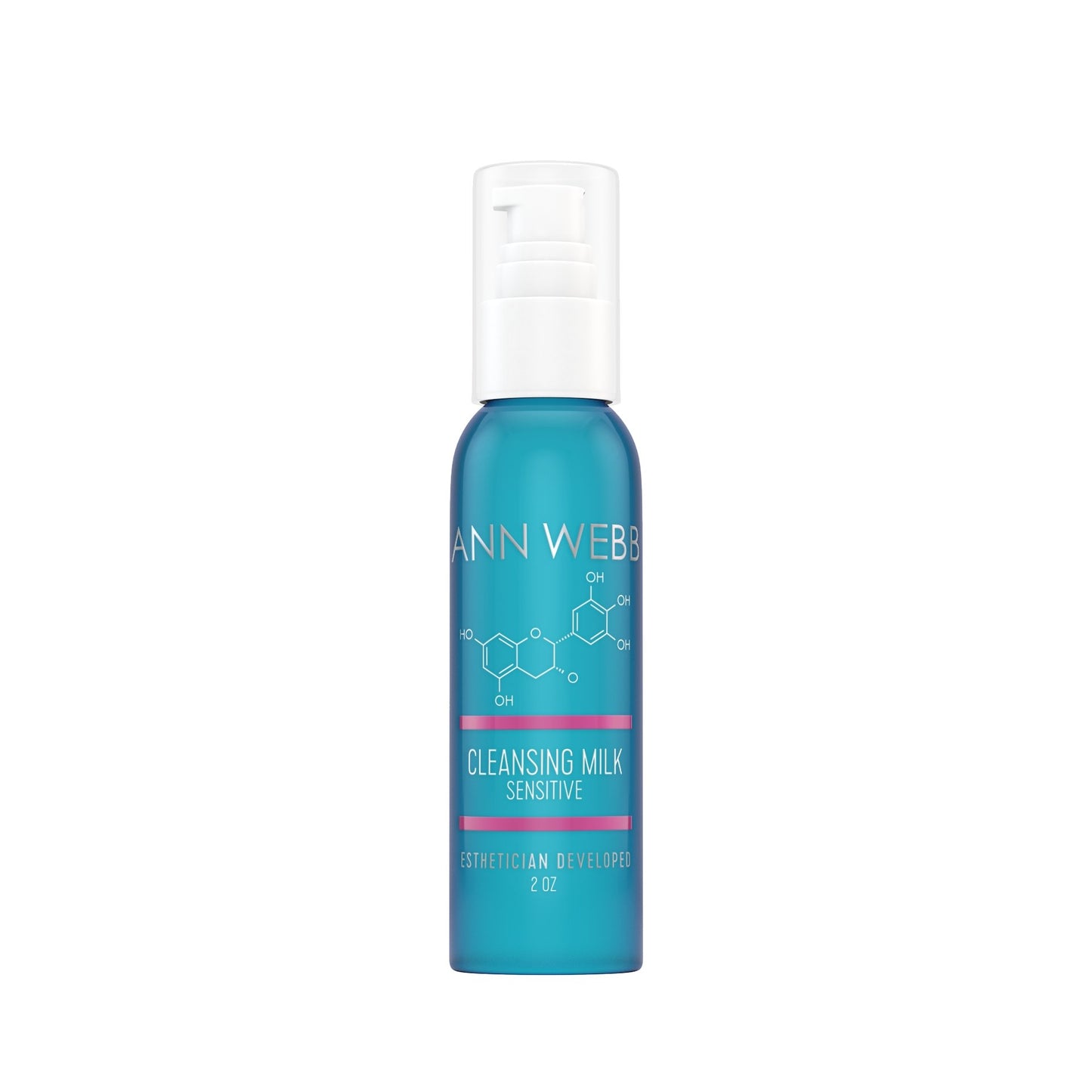 ANN WEBB Sensitive Cleansing Milk: Gentle Milky Cleanser that Nourishes and Rejuvenates skin.  Made in America.