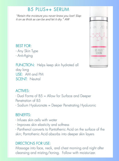 💧ANN WEBB Skin Care B5 Serum - Ann Webb Skin Care - Webb Skin