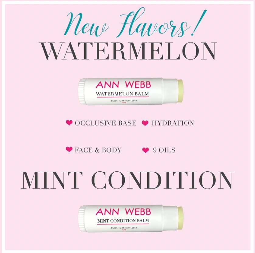 👄 ANN WEBB Skin Care Products THE BALM: MUCH MORE THAN A CHAPSTICK!  Can be used on lips, eyes or the entire face!  America