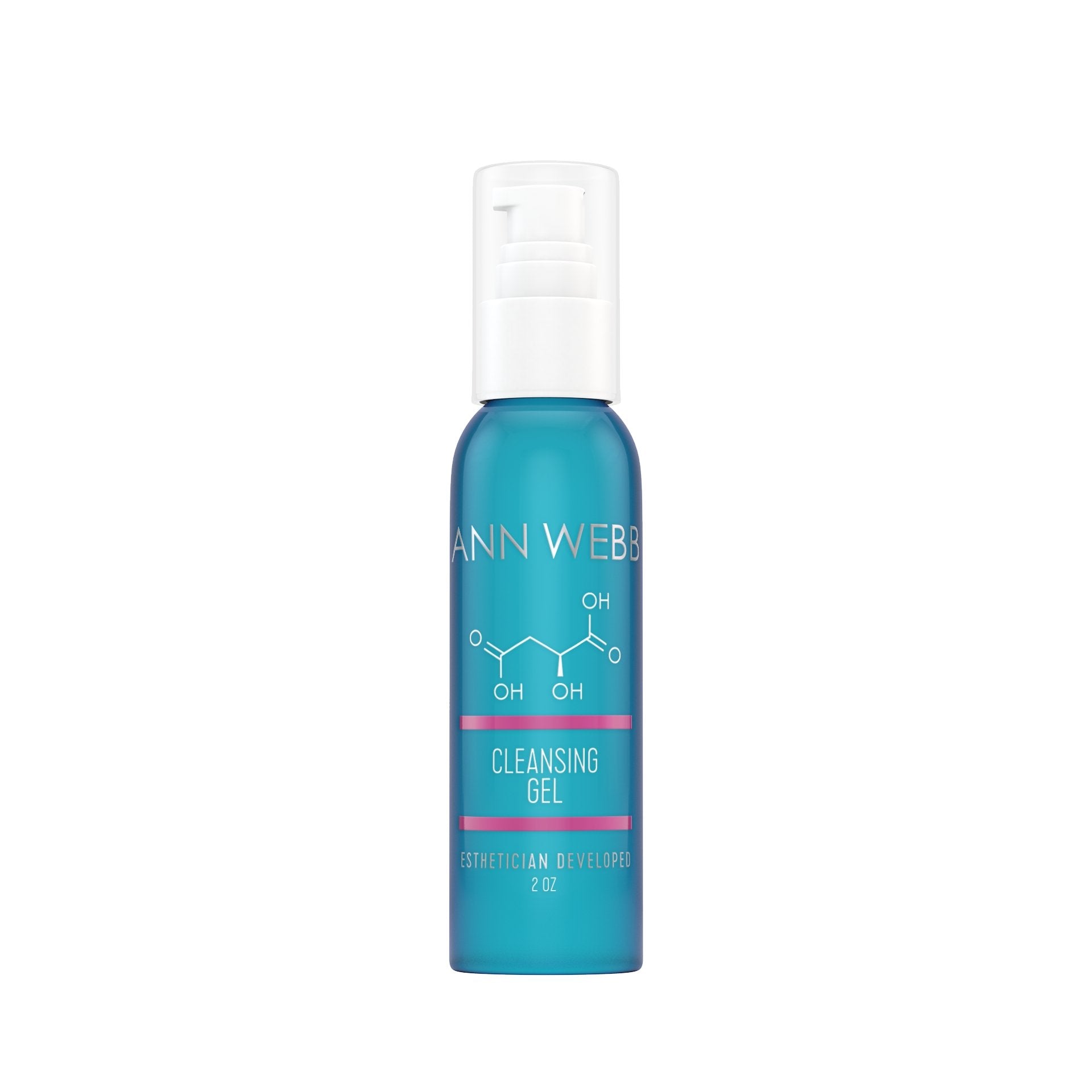 ANN WEBB Skin face Products Cleansing Gel Non-greasy Foaming, Exfoliating Cleanser. Helps Oily/Blemished skin Made in AMERICA